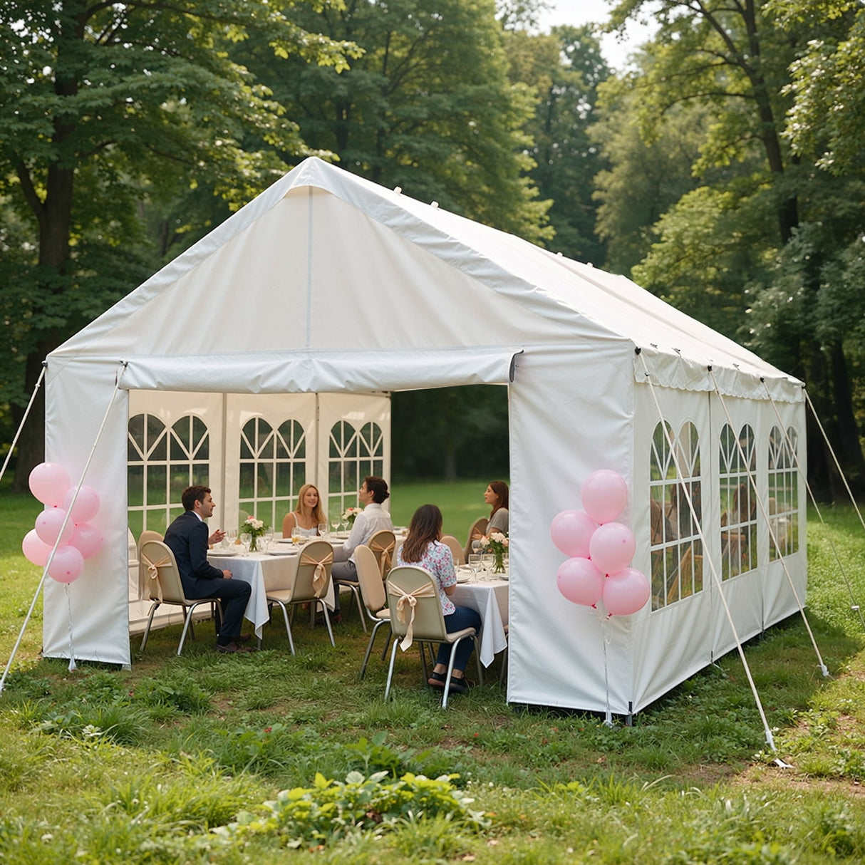 10'x20' Carport Canopy Tent with Removable Sidewalls