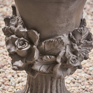 MGO Garden Urn Planter with Weather Resistance - Gray
