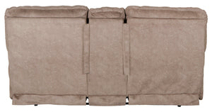 Reyes - Lay Flat Reclining Console Loveseat With Storage & Cupholders
