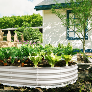 Heavy Duty Galvanized Raised Garden Bed Kit 8x4x1ft