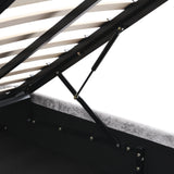 Hartfried Upholstered Queen Storage Bed with Hydraulic Lift