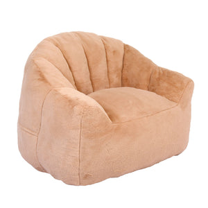 Beanbag Chair, Beanbag Sofa Chair With Armrests Stuffed High Density Foam