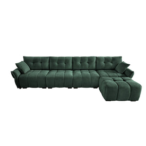 Modular 4-Seater Sofa With Ottoman