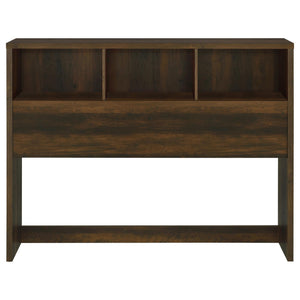 Westpark 49-inch Queen Bookcase Headboard Dark Pine