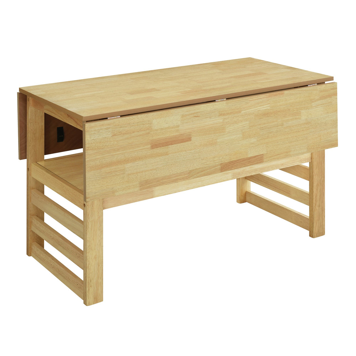 TOPMAX Modern 5-Piece Extendable Wood Dining Table Set