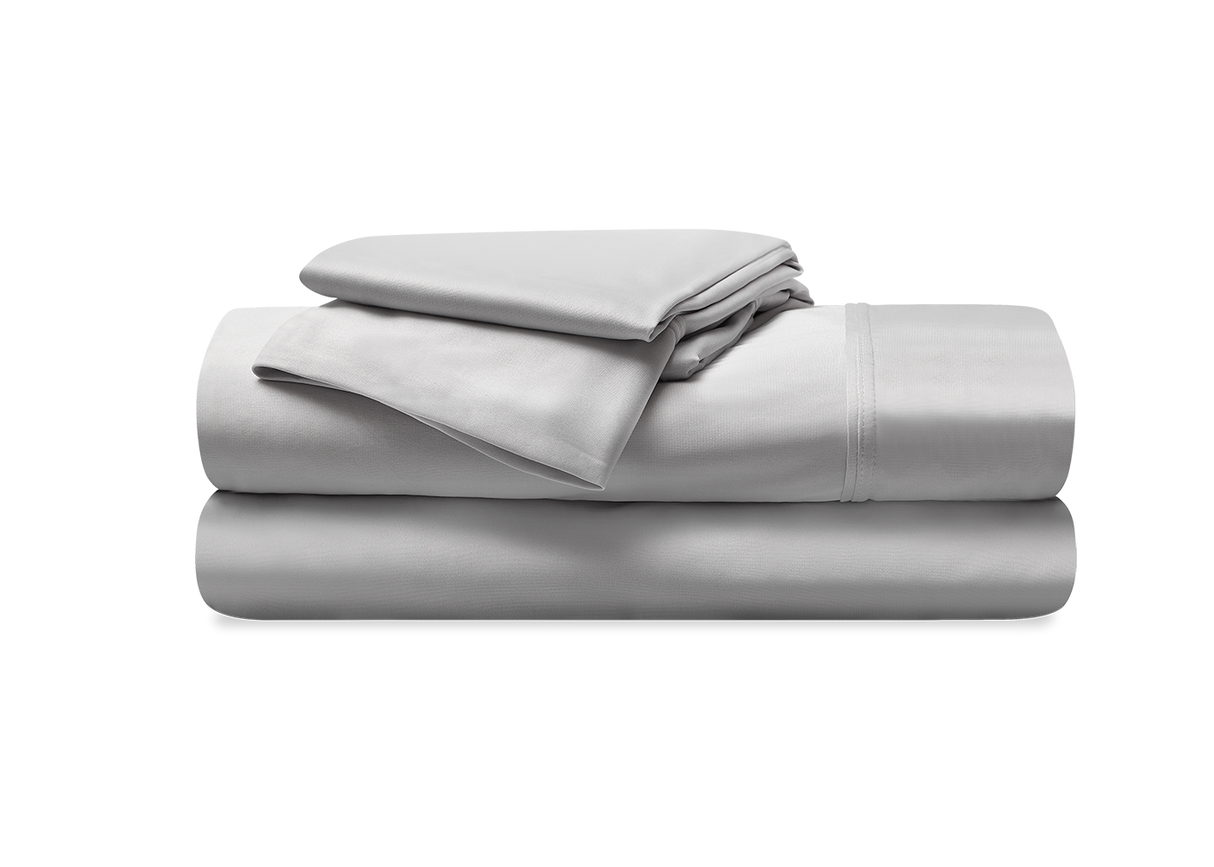 BedGear Dri-Tec Sheet Set, Light Grey, Full