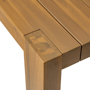 TREXM 7-Piece Patio Dining Table Set for 6,Outdoor Furniture Sets with 72.8'Rectangle Table,Patio Table and Chairs Set with Removable Cushions for Backyard,Garden,Poolside(Light Teak+Beige Cushion)