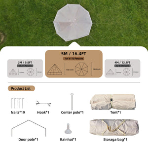 4 Season Bell Tent 16.4FT