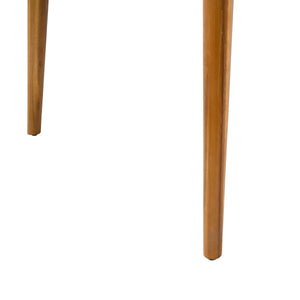 Outdoor Dining Set with Acacia Wood Table and 4 Chairs - Beige