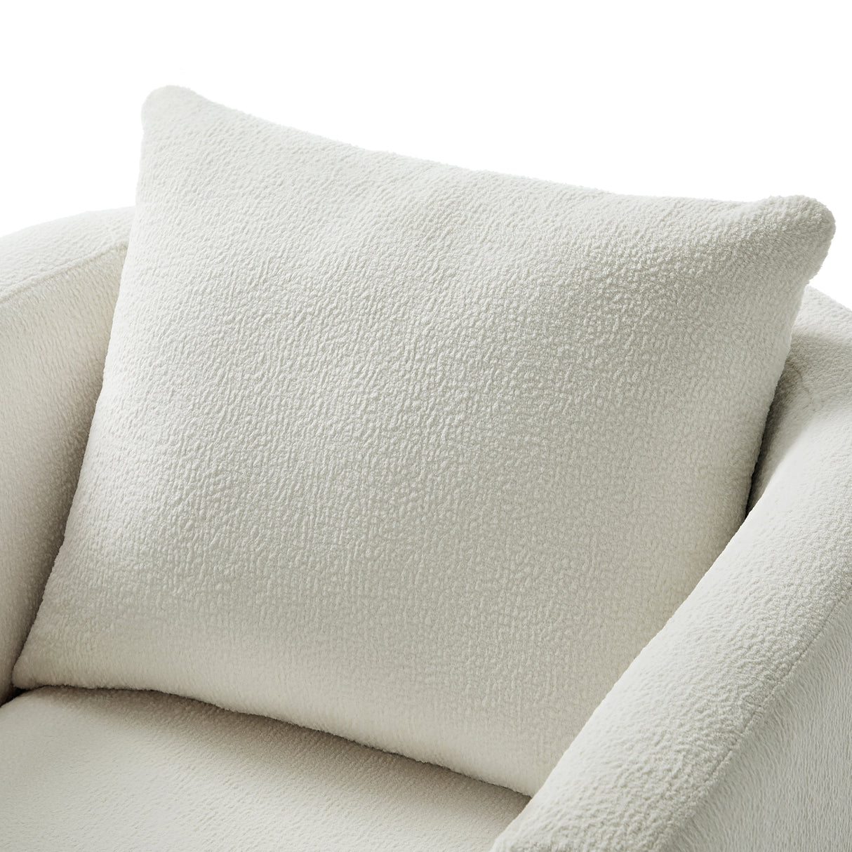 Sutton Light Grey Performance Fabric Swivel Barrel Chair