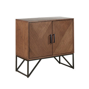 Krista - Accent Cabinet With Magnetic Doors - Brown