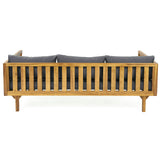 Claremont 3-seater day bed, grey