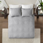 Reversible Quilt Set Grey Full/Queen