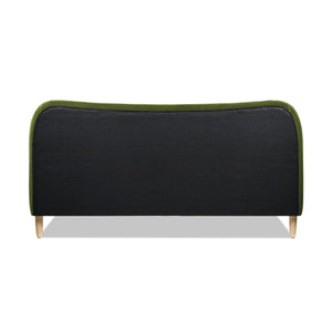 Roman - Curved Headboard Upholstered Platform Bed