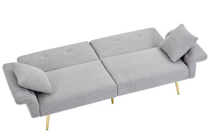 Modern Teddy Upholstered Accent Loveseat Sofa