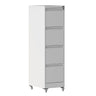 Drawer Metal Locking Vertical File Cabinet With Wheels Heavy Duty Lockable Storage