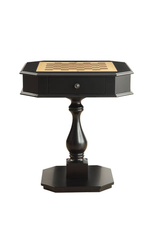Bishop - Reversible Chess Checker Game Table With Game Tray (Chess Fingures Not Included)
