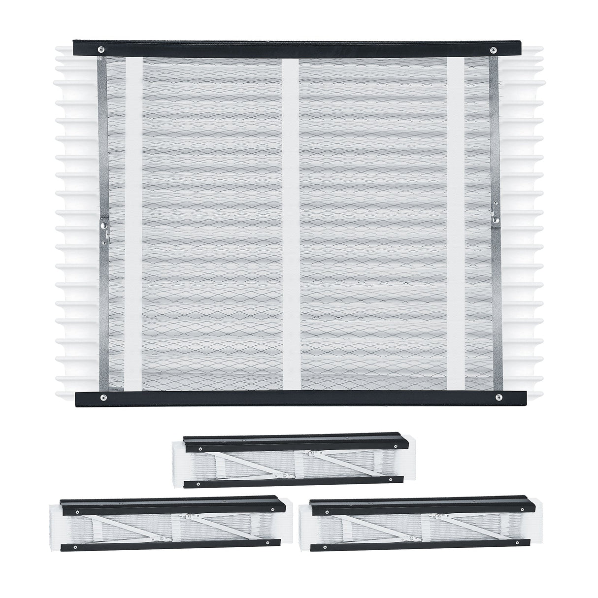Air Filters MERV 13 Electrostatic Pleated HVAC Furnace Filter 4-Pack 20 x 25 x 4