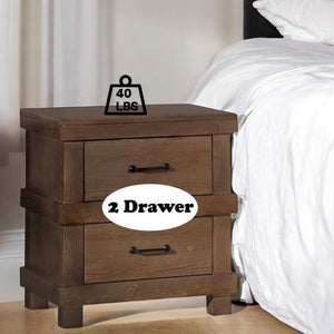 Adams - Antique Nightstand - Oak