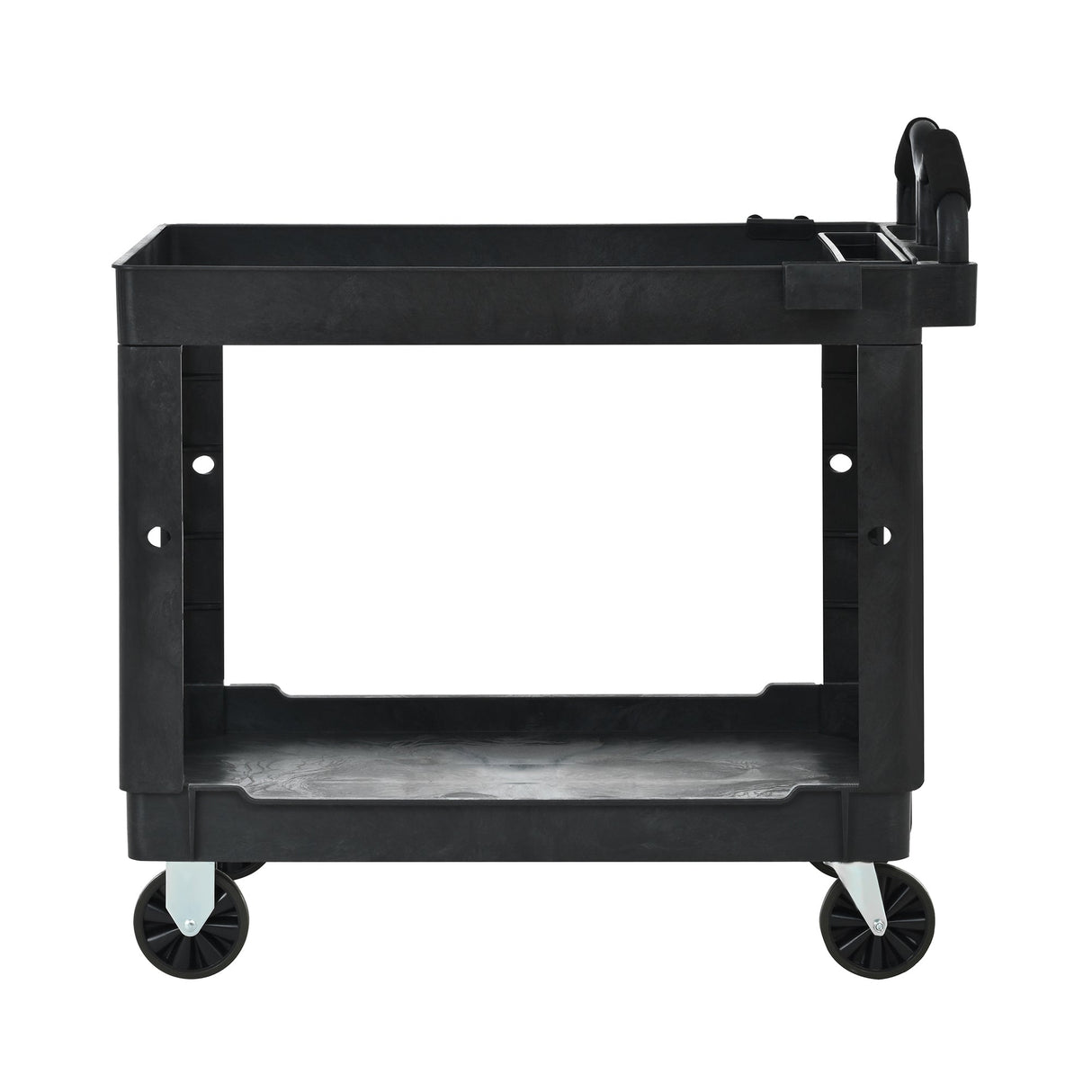 Heavy Duty Tray Top Service Cart with Wheels