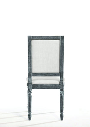 Leventis Weathered Side Chair - Cream / Gray