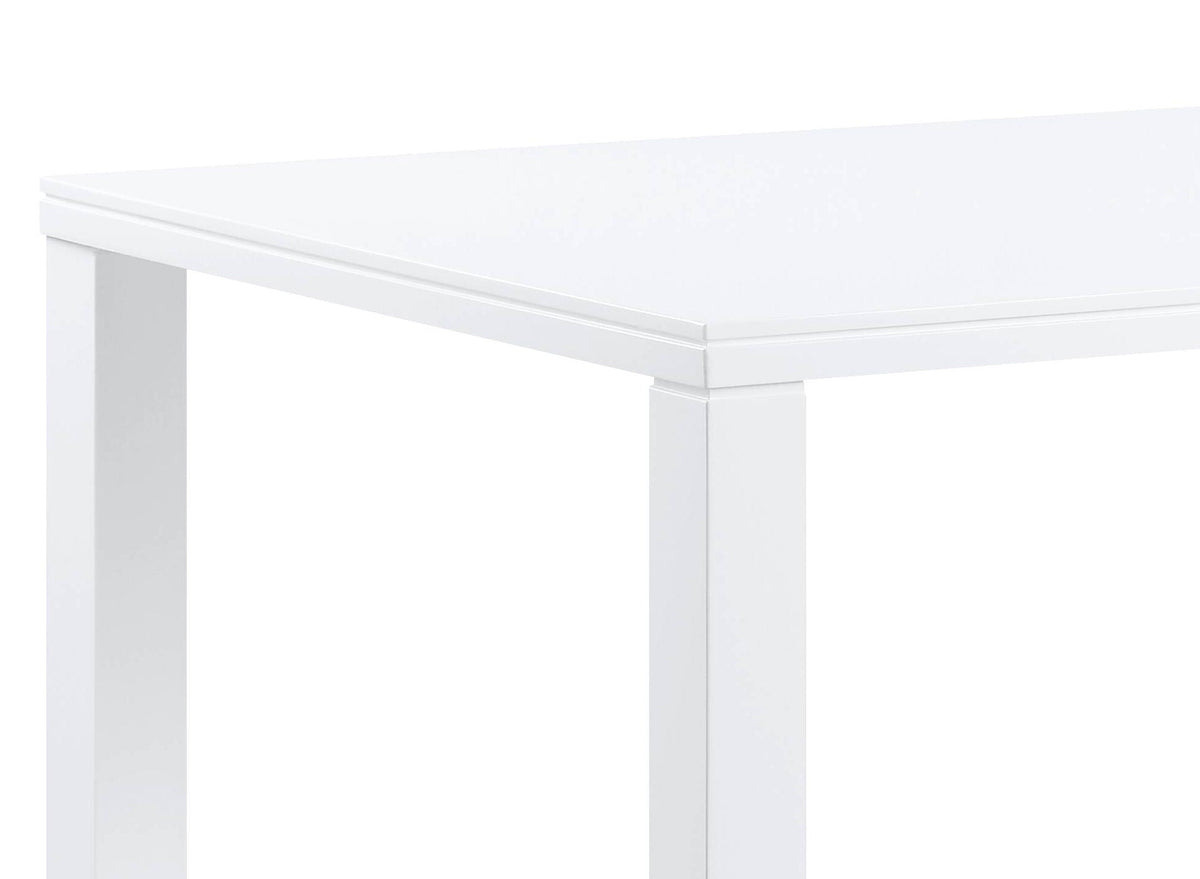Pagan High Gloss Dining Table - White