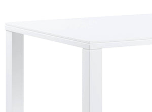 Pagan High Gloss Dining Table - White