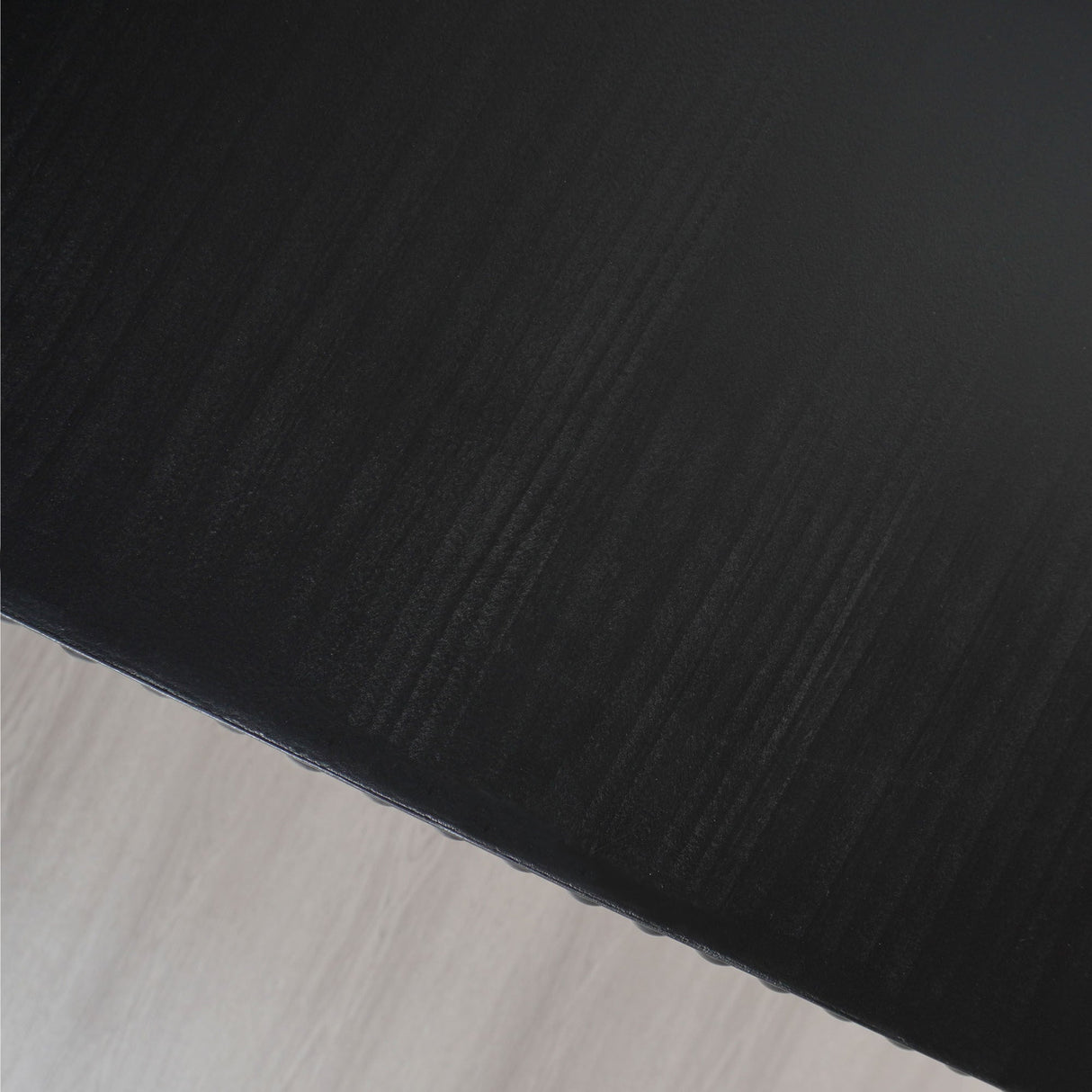 Black Wood Console Table, 59in Entryway Table
