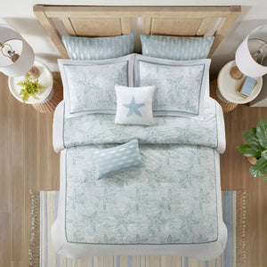 Duvet Cover Mini Set White Full/Queen