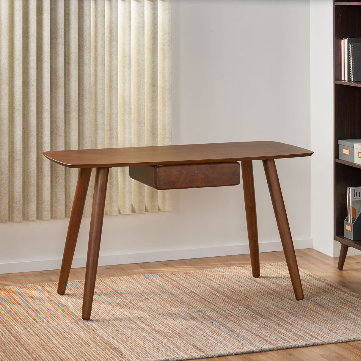 Study Computer Desk with Drawer for Home Office
