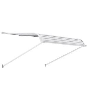 Window Awning Door Canopy 48x42 in Aluminum Alloy