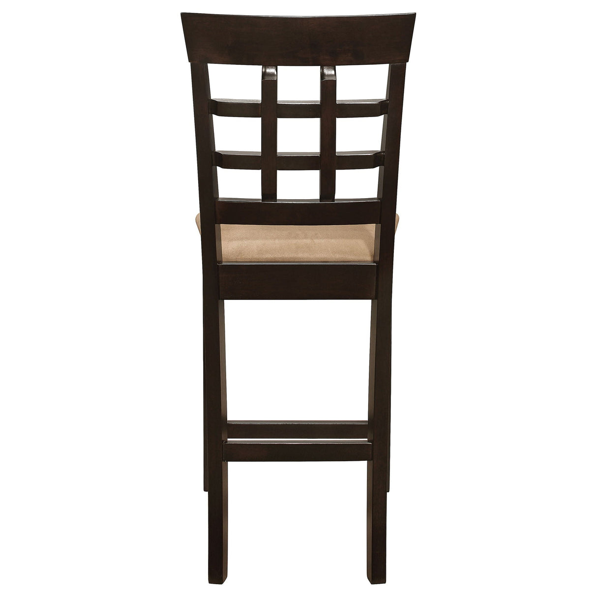 Upholstered Counter Height Stools (Set of 2) - Brown / Beige