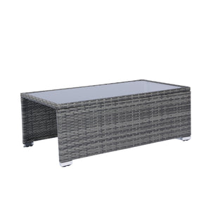 8 Piece Patio Sectional Wicker Rattan Outdoor Sofa Set with Storage Box