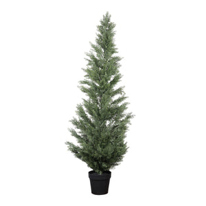 Realistic Artificial Cypress Tree, UV Resistant Indoor / Outdoor Topiary Plant