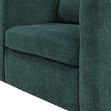 Sutton Light Grey Performance Fabric Swivel Barrel Chair