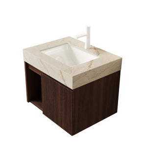 Eiden 24" Bathroom Vanity & Sink, Floating Storage Cabinet