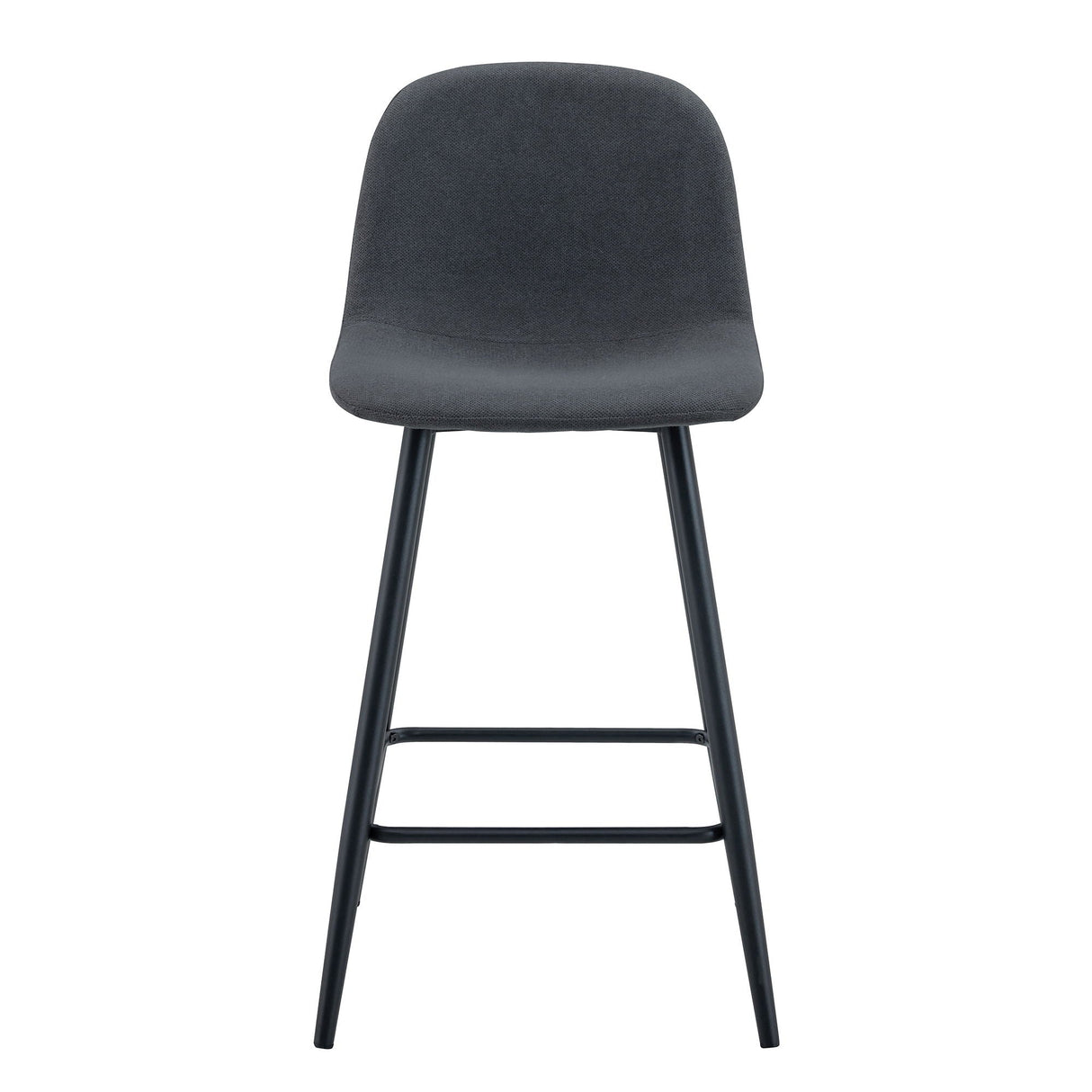 Modern Bar Chair Rounded Backrest (Set of 2)