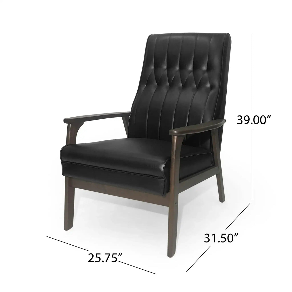 Mid Century Modern Upholstered Accent Chair