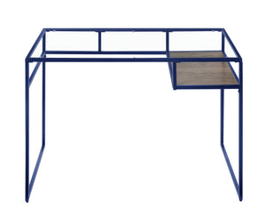 Yasin Glass Top Writing Desk
