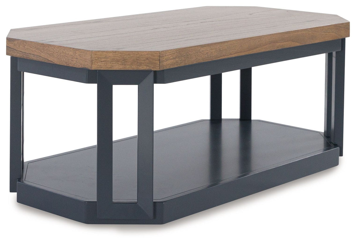 Landocken - Occasional Table Set (Set of 3) - Brown / Blue