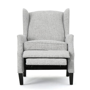 Westeros Wing Back Fabric Upholstered Recliner