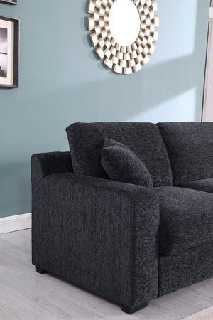 Celine - Fabric Corner Sectional Sofa With Right-Facing Chaise, Cupholders, And Charging Ports
