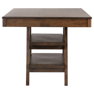 Ferrara - 2 Drawer Counter Height Table - Walnut