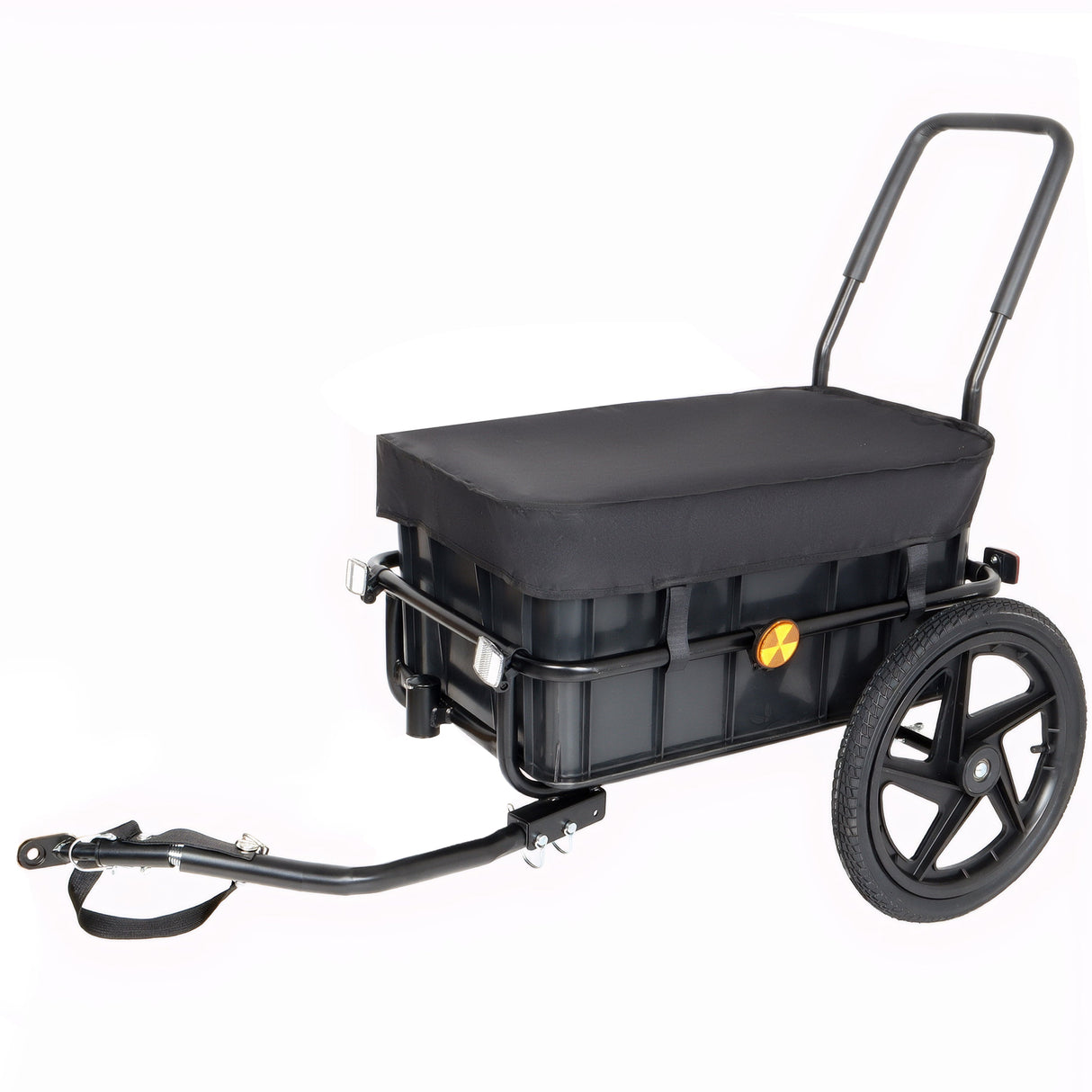 2-in-1 Bike Cargo Trailer with Removable Box