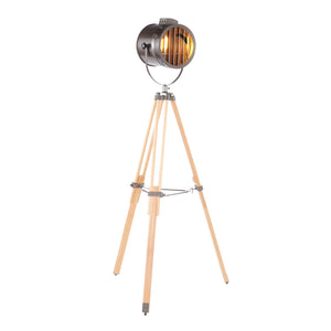 Ahoy - Industrial Floor Lamp - Natural / Antique