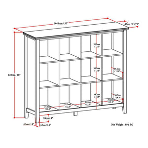Artisan - 12 Cube Storage - Honey Brown