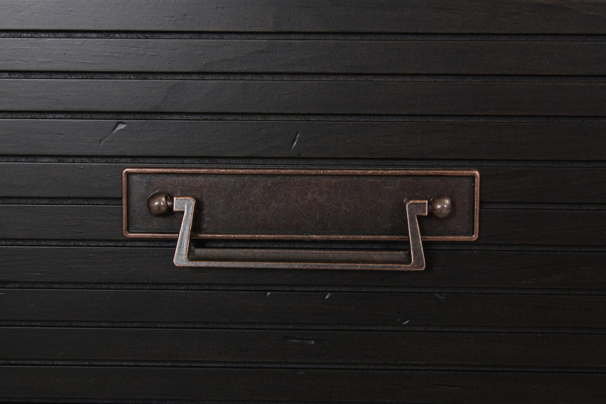 Five-Drawer Chest No Assembly Required Two-Tone Finish