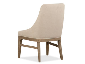 Tristan - Upholstered Arm Chair (Set of 2) - Swiss Coffee