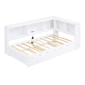 Daybed With Trundle, Storage Cabinets, USB Ports