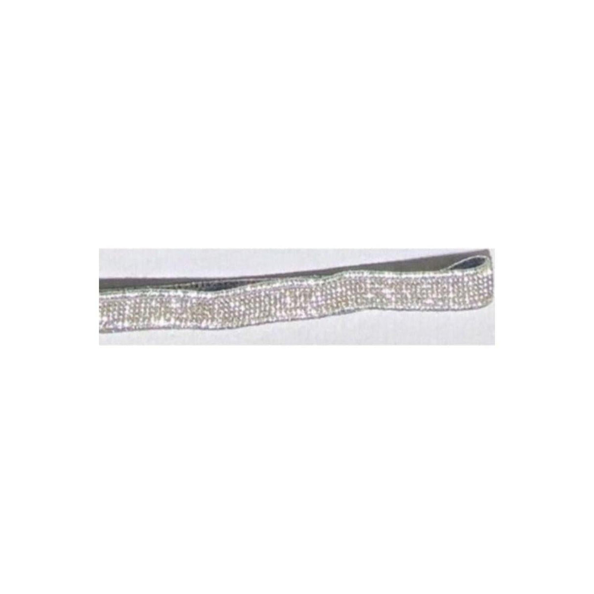 1" Luxury Jeweled Ribbon: Silver (5 Yards)